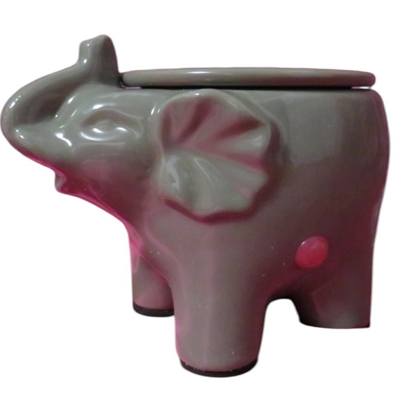 NEW Pink Zebra Elephant Simmer Pot Wax Melt Gray Roll Tide Mascot New In Box - Picture 6 of 6